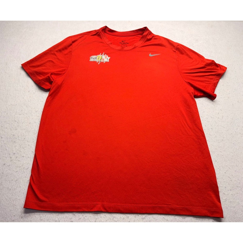 Nike Dri-Fit Legend Shirt Mens XXL Red Maryland InteGRITy Softball Tee DV7299